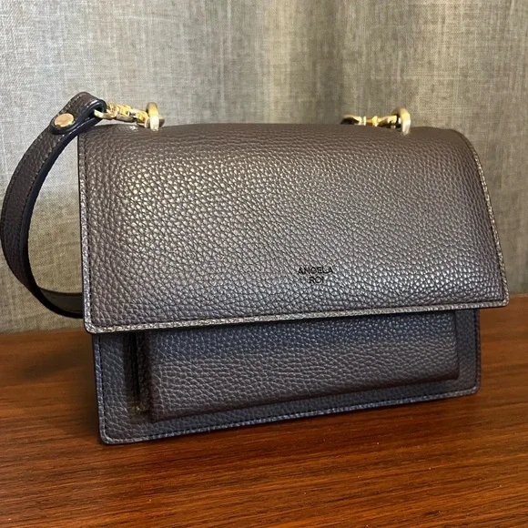 Angela Roi Dark Brown Crossbody Bag - Picture 9 of 12